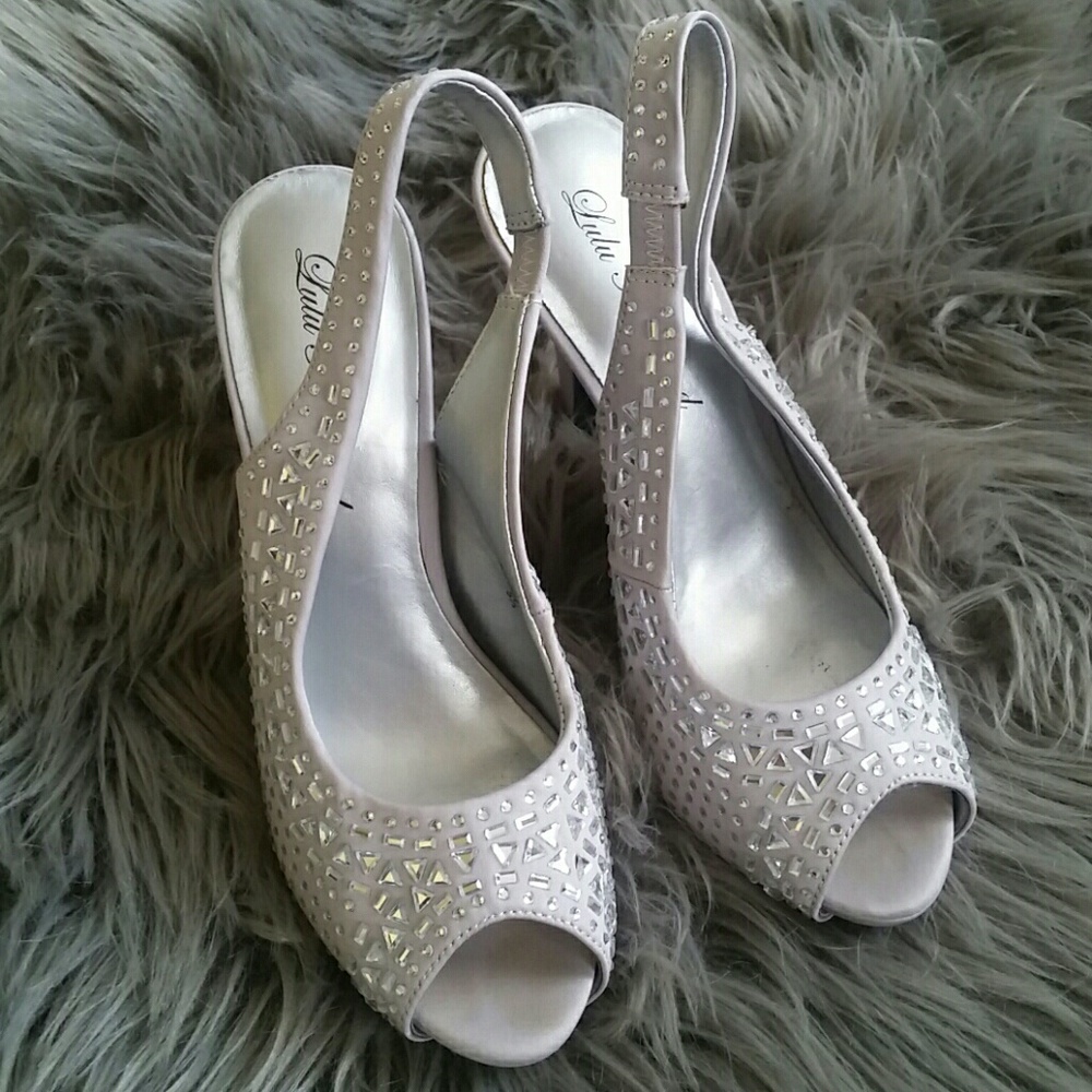 Lulu Townsend  open toe heels